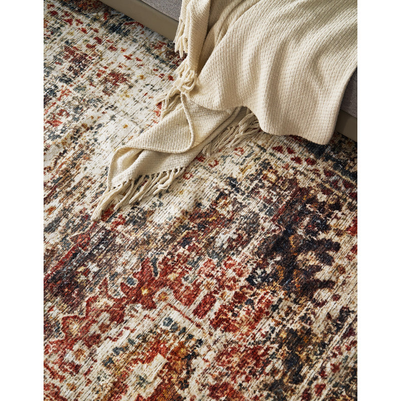 Tapis rectangulaire Rokeisha avec envers antidérapant, Rectangulaire 2 pi x 3 pi