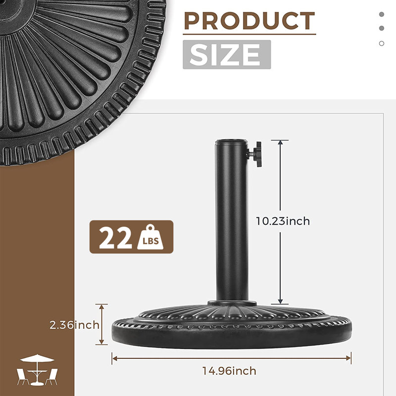 22 lb. Umbrella Base