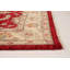 Tapis unique en laine noué à la main style Chobi des années 2010 de 4 pi 1 po x 6 pi rouge foncé Pudendas