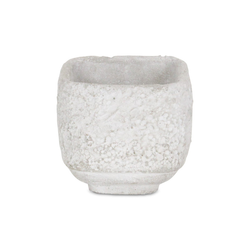 Ridgeton Handmade Metal Pot Planter, 4" H x 4.25" W x 4.25" D