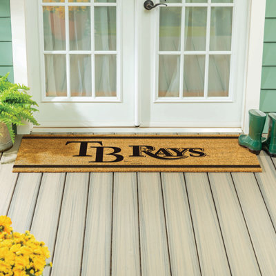 Tampa Bay Rays Extra Large One Color Coir Mat, 60"x24"
