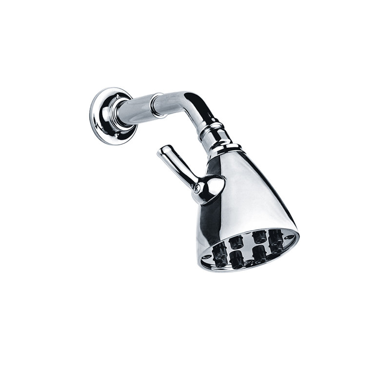Pomme de douche réglable 8 jets de brunswick, Chrome poli
