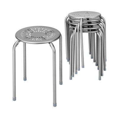 Brander Steel Accent Stool