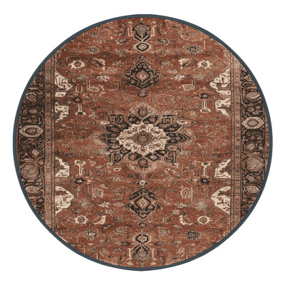 Tapis brun lavable à la machine