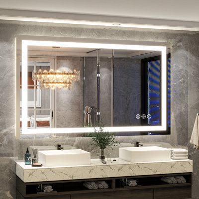 Miroir de salle de bain mural
