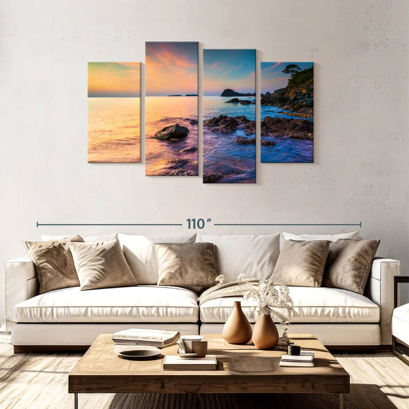 Gillard Tekirova Village, paysage marin, H 48 po x l 75 po