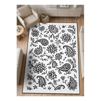 Tapis tissé à la crème Mosso
