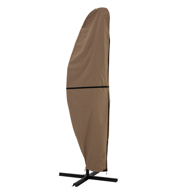 Housse de protection pour parasol d'extérieur Offset, Brun clair