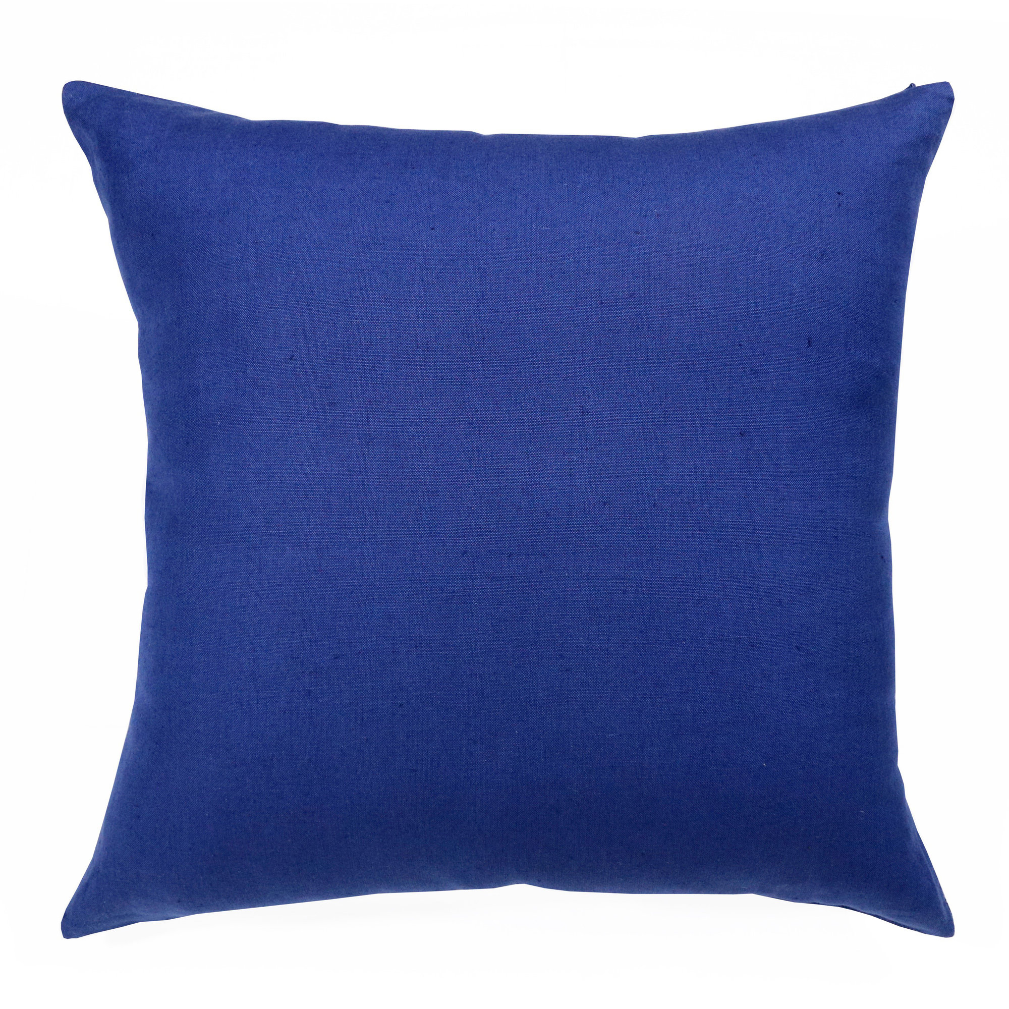 Linen Throw Square Pillow, Pillow Cover Only - No Insert, Navy