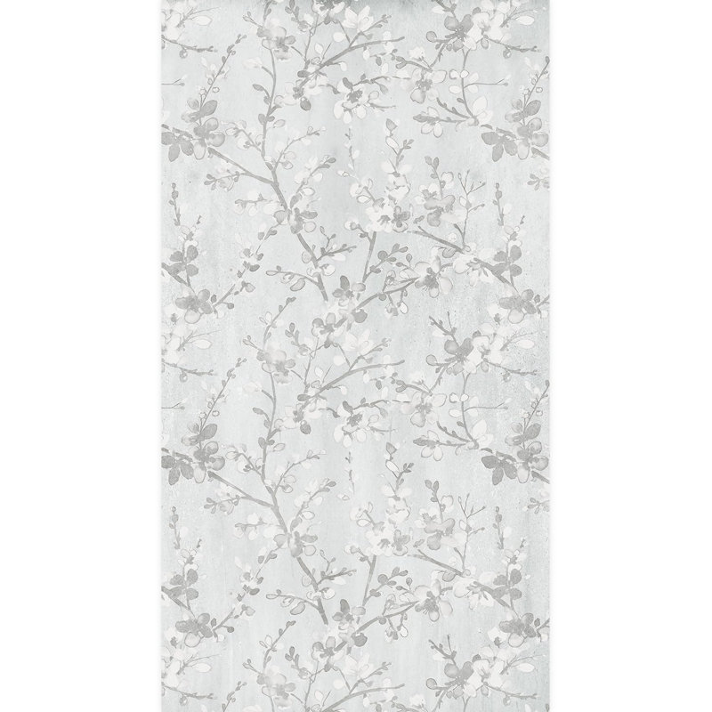 Bordure florale pelez et collez, L 132 po x l 72 po
