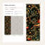 Papier peint rétro à motif floral oiseaux