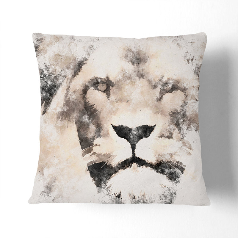 Square Throw Cushion, 40cm H x 40cm W x 15cm D
