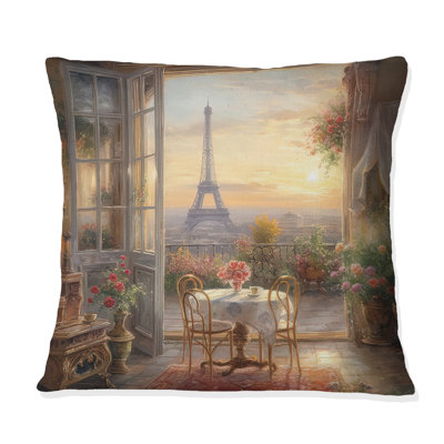 Magnifique tour Eiffel à Paris II - coussin imprimé Paris
