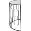 Mel 100cm Glass Top Console Table