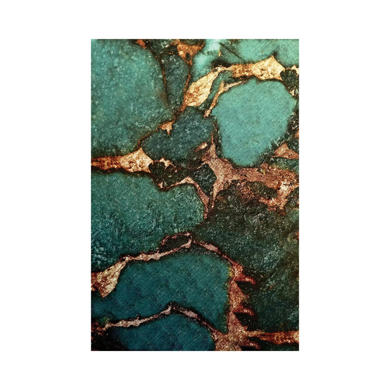 «Emerald» - reproduction d'art, Toile tendue, H 12 po x l 8 po x P 0,75 po
