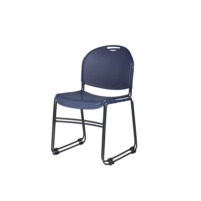 Chaise empilable Naomi Basics, paquet de 2, Marine