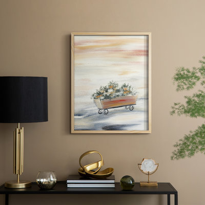 Christmas Holiday Art CCXLI Framed Print - Solid Wood