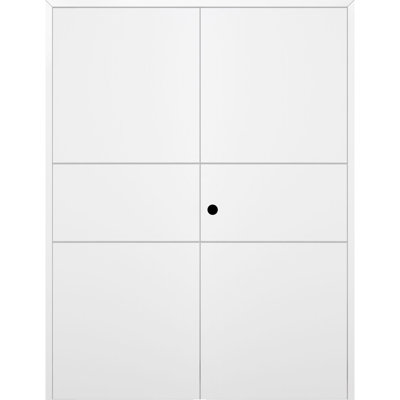 Porte double standard Optima 2H
