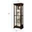 Lighted Curio Cabinet