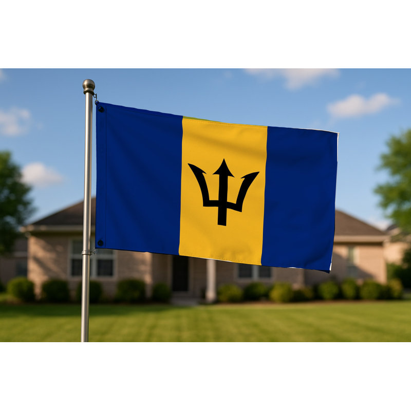 Drapeau de la Barbade — Drapeau