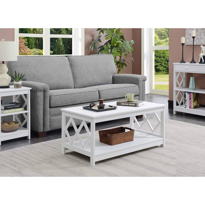 Diamond Coffee Table – White