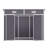 8ft W x 4ft D Pent Plastic Tool Shed
