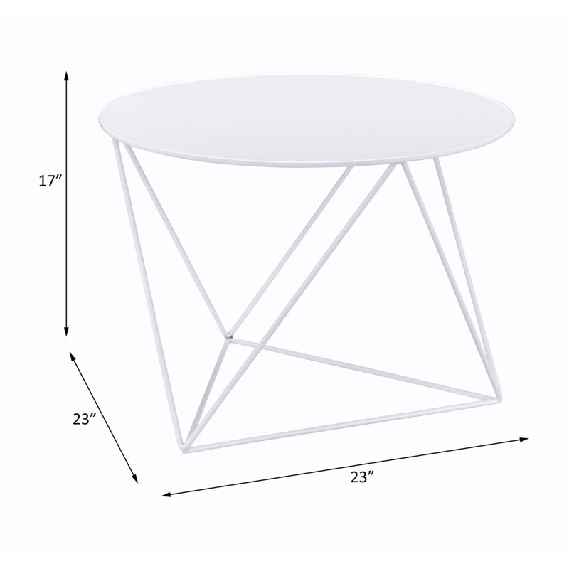 Table basse Independence, Blanc