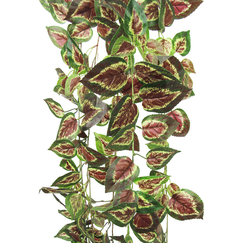 Lierre artificiel suspendu Coleus artificiel, H 51 po x l 12 po x P 6 po