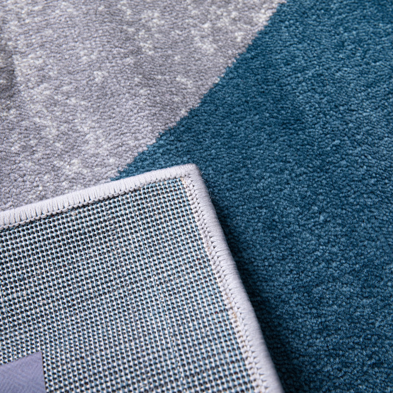 Tapis à motif géométrique moderne Chouquer, Rectangle 8 pi x 10 pi
