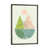 Toile encadrée de bois rustique foncé