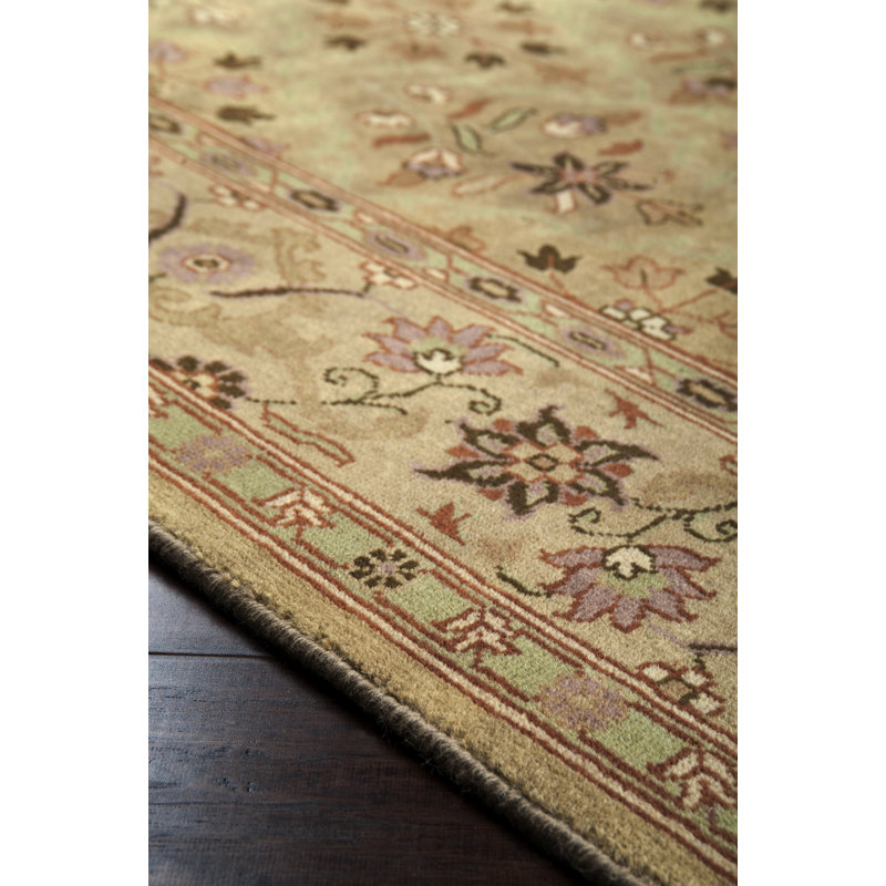 Barlett Wool Oriental Indoor Rug, Rectangle 5'6" x 8'6"