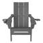 Chaise Adirondack pliante Wolak avec porte-gobelet-762678899