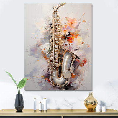 «Flutes Whisper Silver Grace I», reproduction sur toile