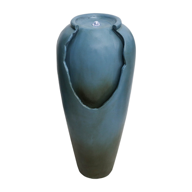 Hookstown Weather Resistant Floor Fountain with Light
