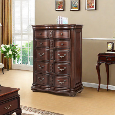European Nightstand Solid Wood Cabinet. Accent Chest