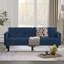 Velvet Futon Couch-1275044729