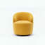 Fauteuil demi-tonneau pivotant en tissu Teddy - pivotant sur 360 °-1041800326