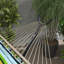 Outsunny 9.5ft Hammock Stand with Wheels for Rope-style Black