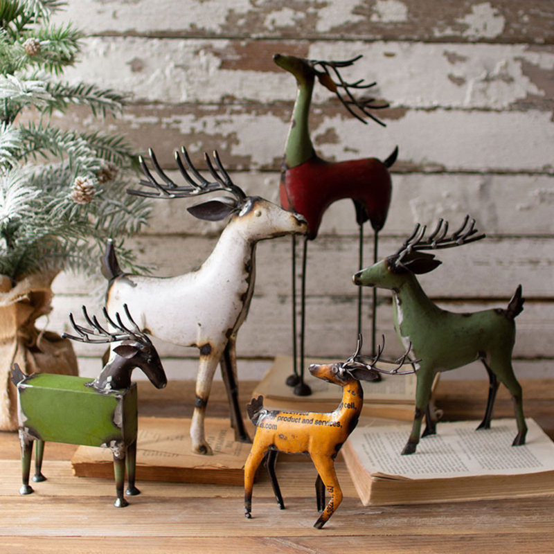 Ensemble de 5 figurines de cerf Kalalou