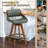 Omar Swivel Upholstered Modern Stool-1102983987-1093786447