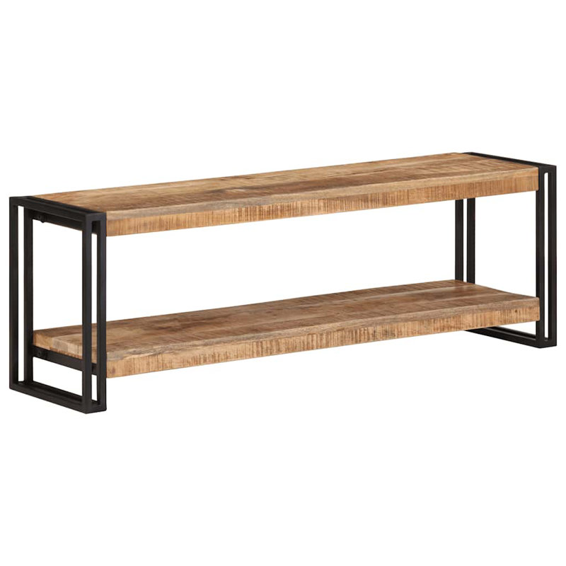 Vincent Unfinished TV Stand for TVs up to 50", Light Brown
