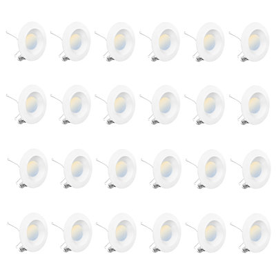 5"/6" Retrofit LED Downlight, 12W, 5CCT Selectable, Dimmable