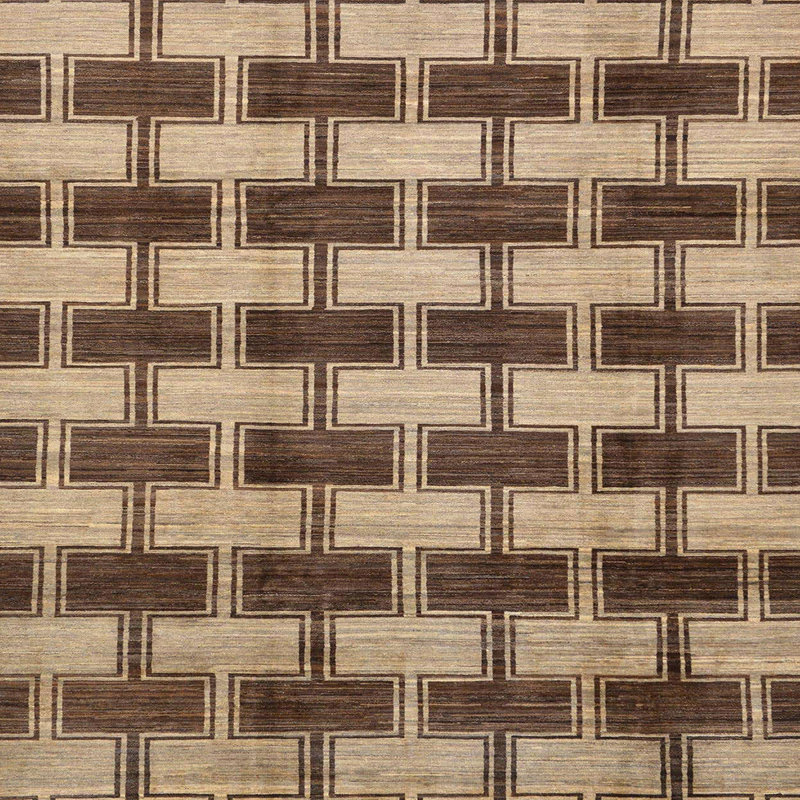 Abstract Indoor Rug, Square 3'