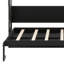 Lit escamotable peu encombrant avec motif imprimé, station de charge DEL sous le lit et USB-1684373743-1684373741