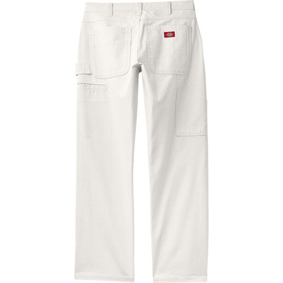 Pantalon de peintre blanc 36 po x 34 po Dickies A861G0WH3634
