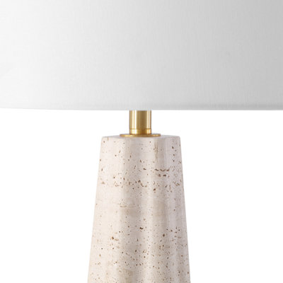 Charay Travertine Table Lamp