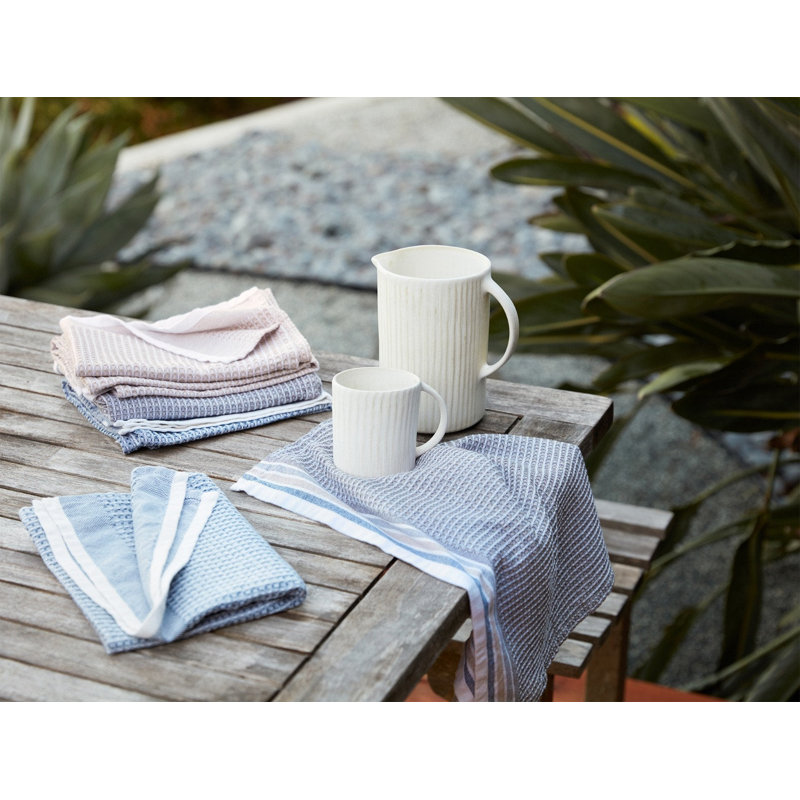 Serviette de cuisine Organic Waffle, Rivage