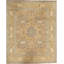 Oriental Area Rug in Light Gray/Gold