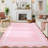 Scalloped Washable Rug Area Rugs for Living Room Modern Rugs Abstract Non-Slip Accent Carpet for Dining Room Home Office Bedroom-523035154-523035155