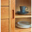 Armoire d'appoint multifonctionnelle à pieds hauts